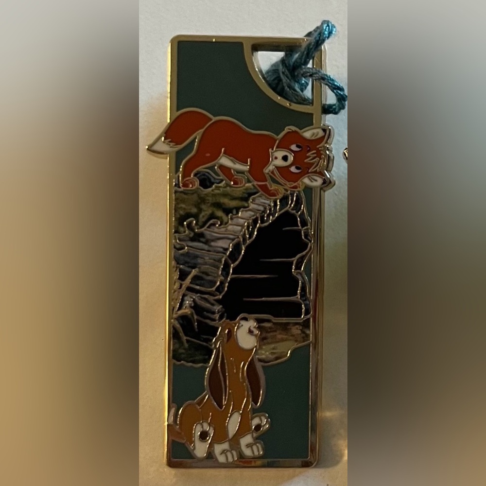Disney Bookmark Tassel BlindBox Enamel Pin-Boxlunch Exclusive-Fox and the Hound